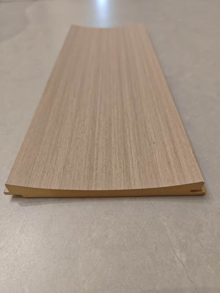 A-diffusion 128mm*15mm WPC Indoor Wall Panel Flame Retardant Waterproof Heat Insulation Modern Geometric Easy Installation