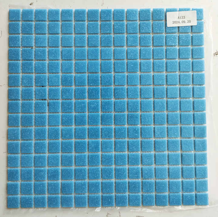 Modern Style 4mm Crystal Glass Mosaics Interior Design Tile Type for Hotels Restaurants Bathrooms Pools Outdoor Walls Graphic