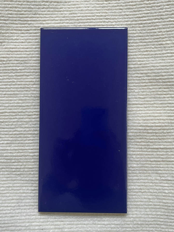 Foshan Modern Navy Blue Matte Glaze Glossy Ceramic Mosaic Tiles 240x115mm Size Non-slip Wear-resistant for Interior Wall Pool