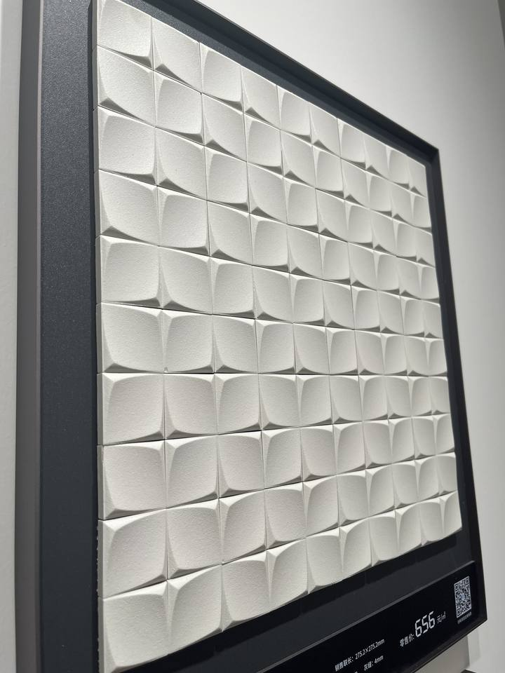 Modern 3D Full Body Matte Mosaic Art Background Wall Parquet Surface for Interior for Hotel Graphic Design Included