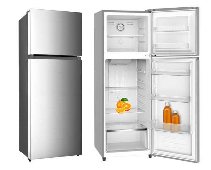 325L Top Freezer Double Door Fridge R600a Refrigerator Container Refrigeration Units for Sale