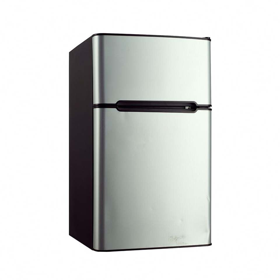 93L Customized R600a Small Capacity Double Door Refrigerator Small Size