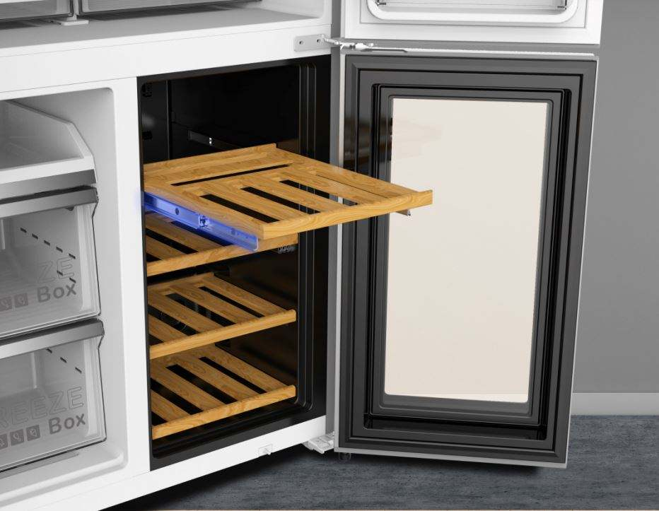 605L China Top Selling Inverter Four Doors Fridges Refrigerator for Homes