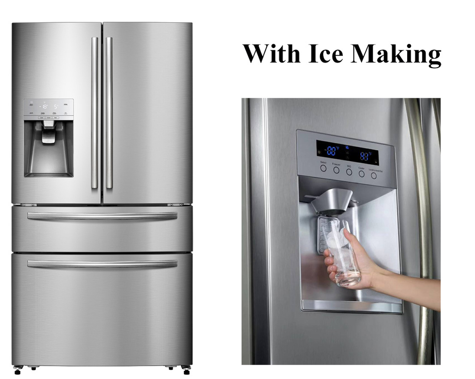 469L New Style Big Capacity Home Use China Refrigerator With Ice Maker and Water Dispenser