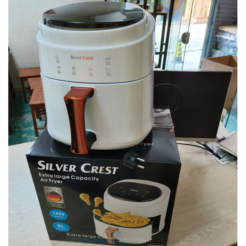 2022 New Arrivals 8L 1400W Silver Crest air Frier Electric Deep Fryers