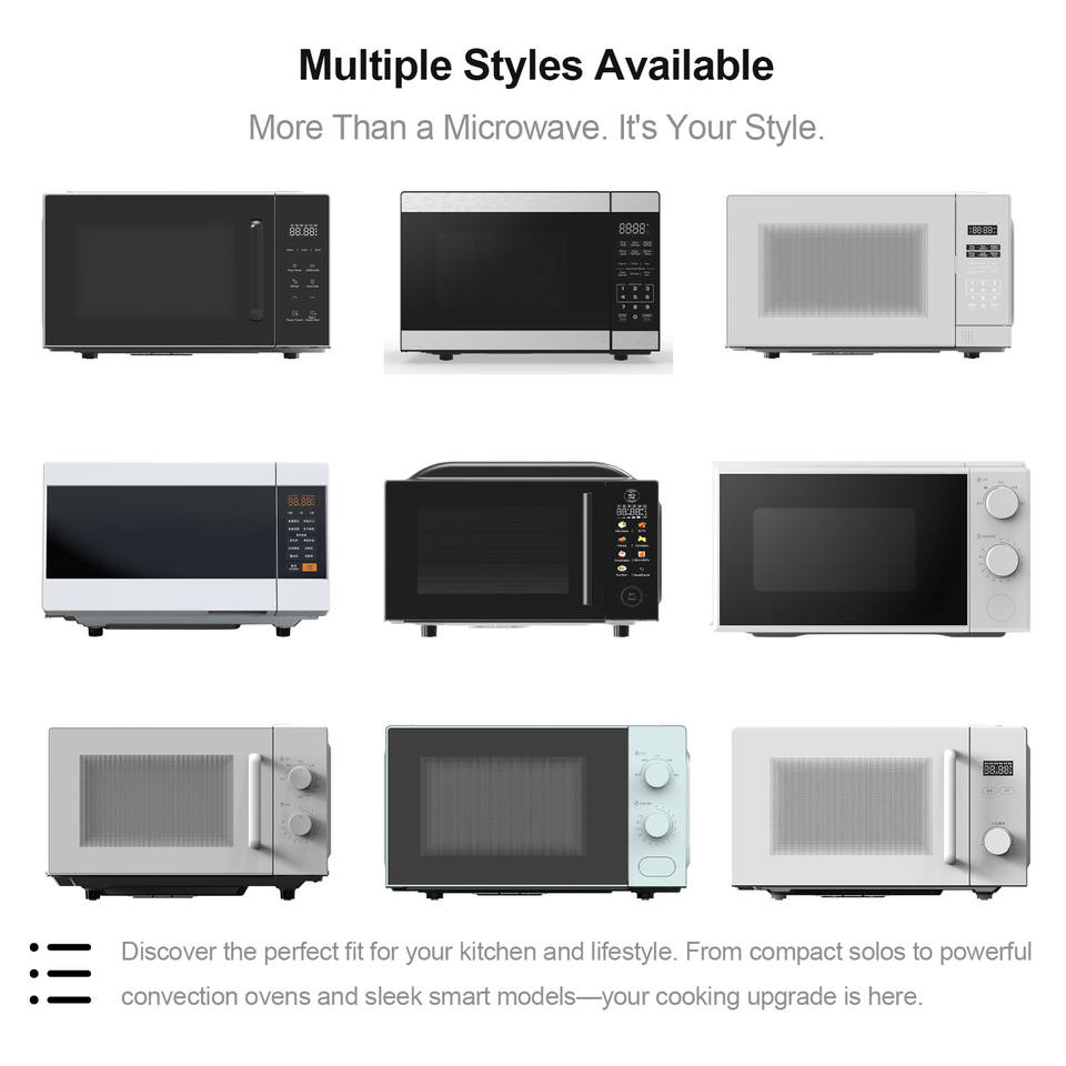 OEM Grill Home Built 3 in 1 1150w 17l Smart Convection Cheap and Commercial Restaurant Digital White Hot Air Microwave Oven