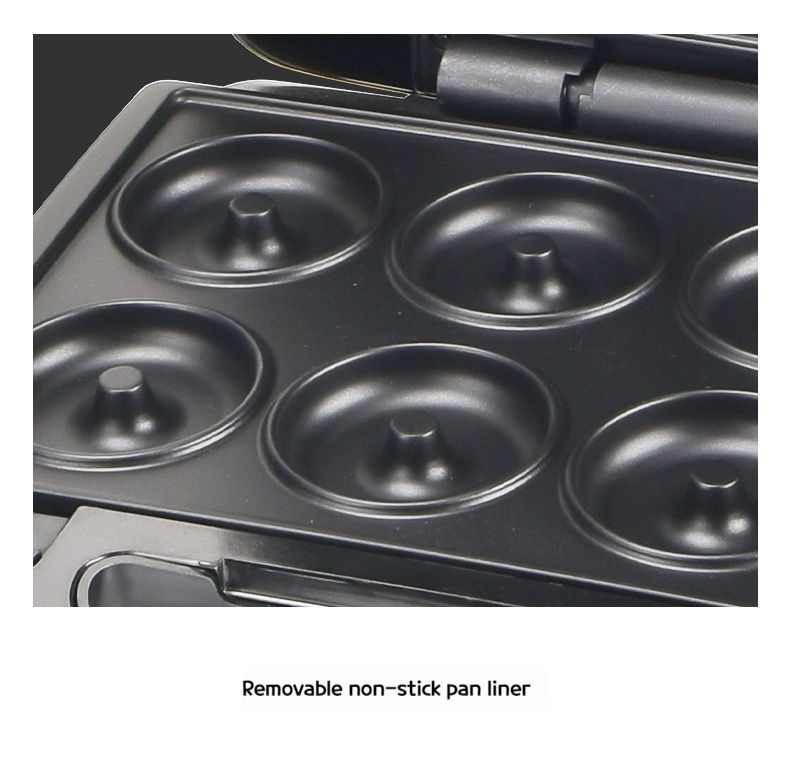 6 in 1 Electric Non Stick Detachable Grill Griller 2 Slices Snack Mini Waffle Maker Professional Sandwich Panini Maker