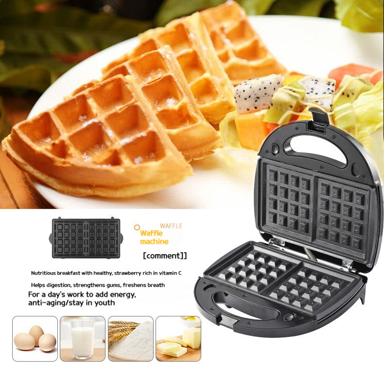 6 in 1 Automatic Multifunctional Hot Electric Classic Egg Bubble Waffle Maker Machine Custom Iron Belgium Waffle Maker