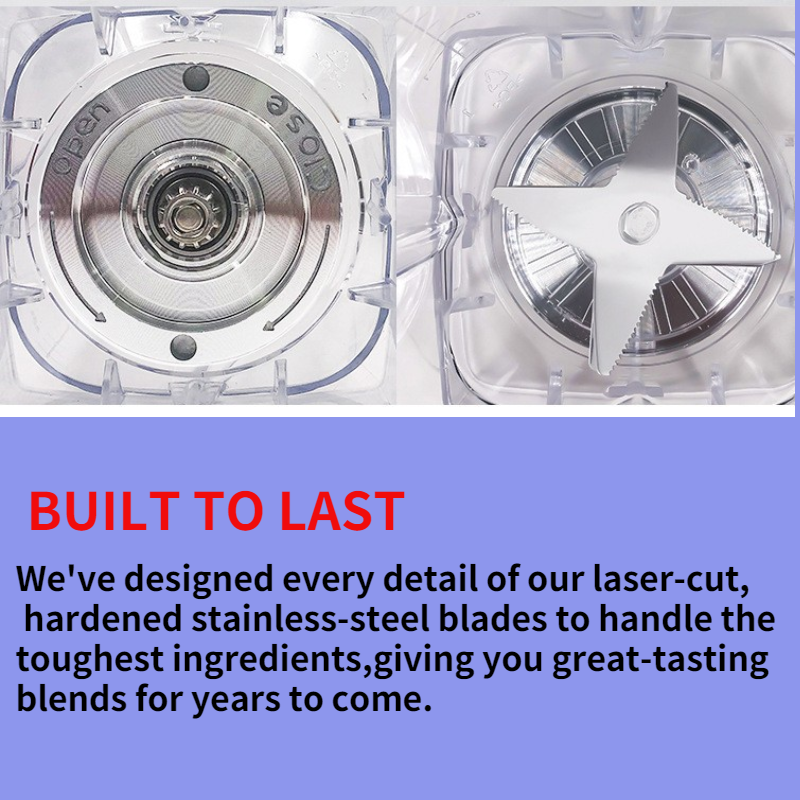 In Stock 2 in 1 SILVER CREST 4500W Big Power With 2 Cups Home Use Blender