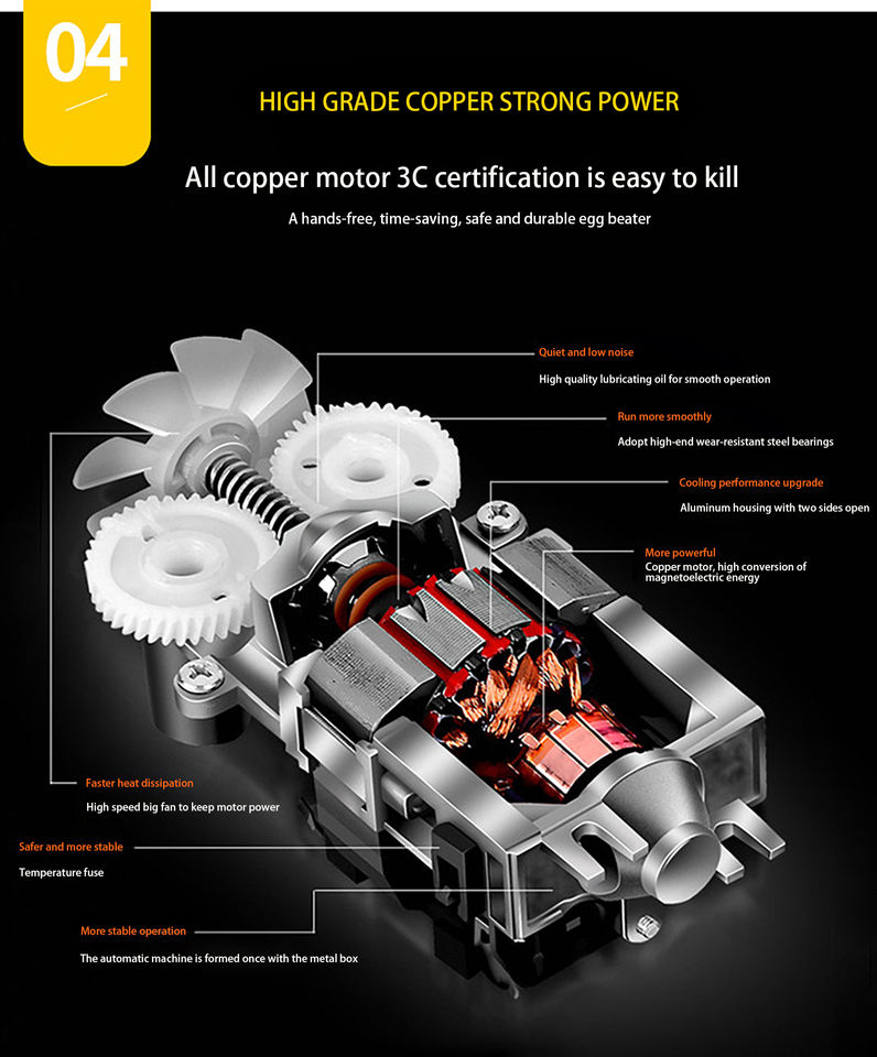 Hot Sale Kitchen 5QT 300W Bread Cake Maker Electric Food Mixers Dough Mixer Cake Food Stand Mixer