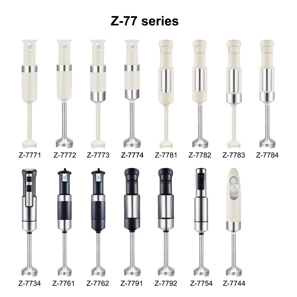 OEM Multifunctional Variable Two Speeds Mixer High Speed Electric Immersion Blender Stick Stainless Steel Hand Blender Set