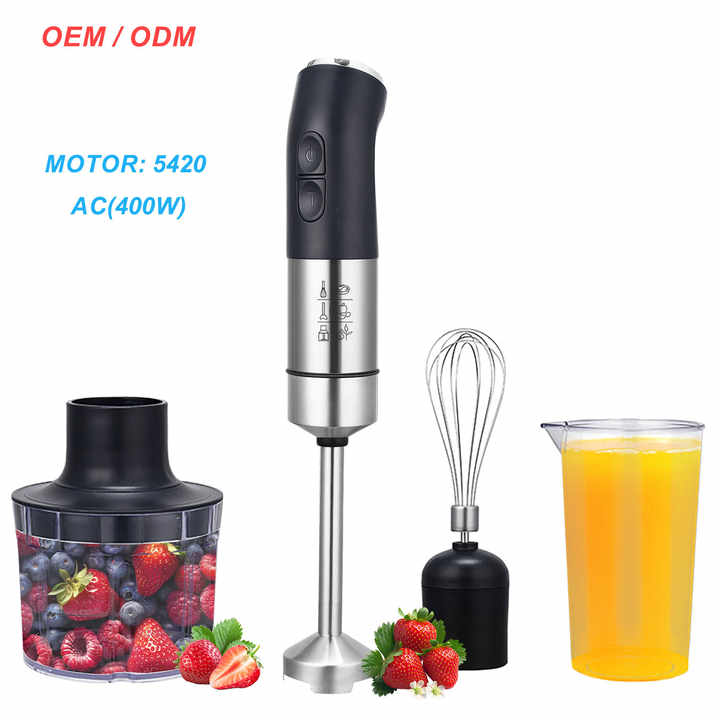 Part Commercial Handheld Set 4IN1 Stick Electric Mini Portable Mixer Manual Machine Professional Immersion Blender Hand Blender