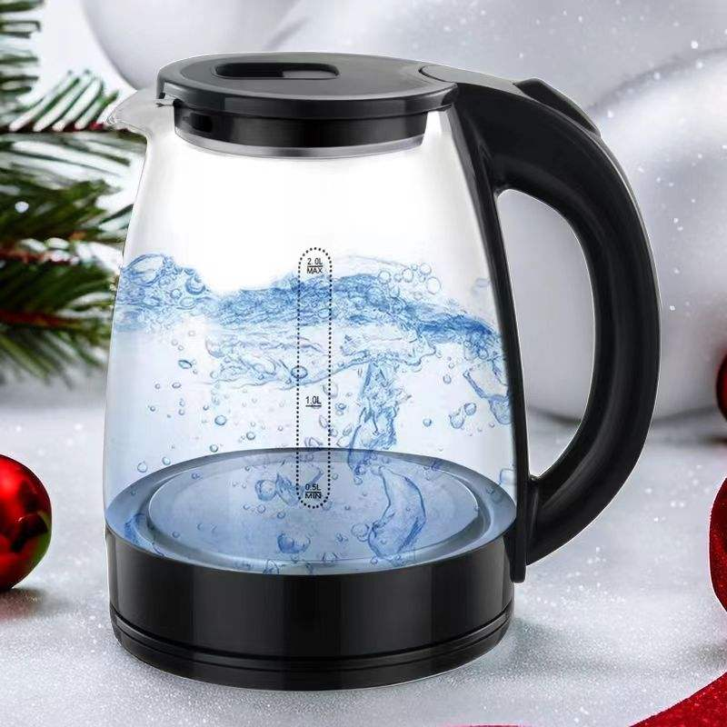 OEM/ODM 1.7L Safe Wireless Washable Filter Water Boiler Electric Kettle for Home and Hotel Glass Electric Kettle