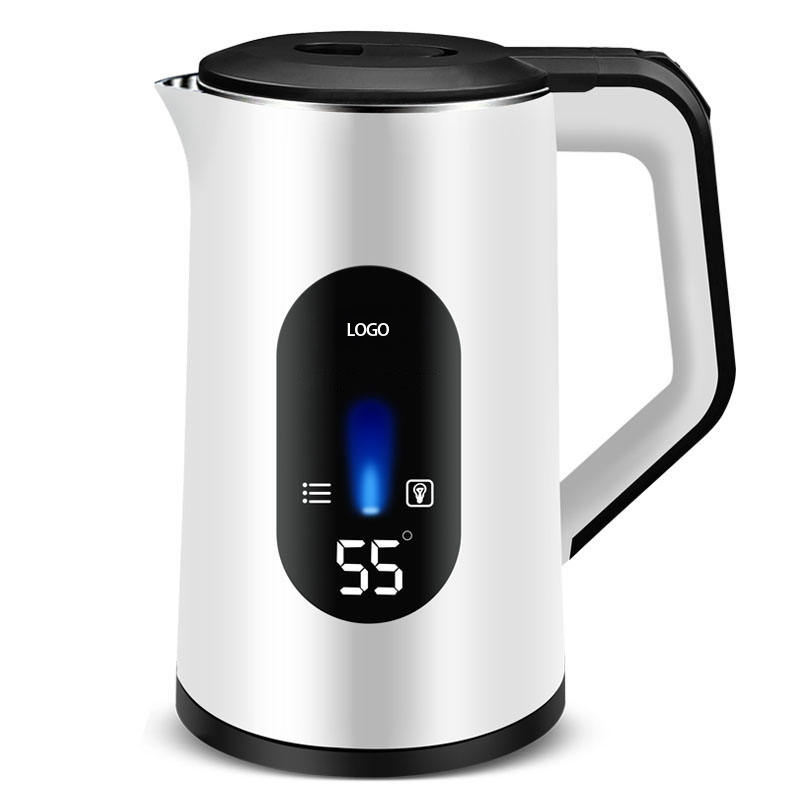 Electric Kettle and Jug Double Wall Steel Home Appliance for Hot Water Fast Heating for Tea Car Hotel Outdoor Use