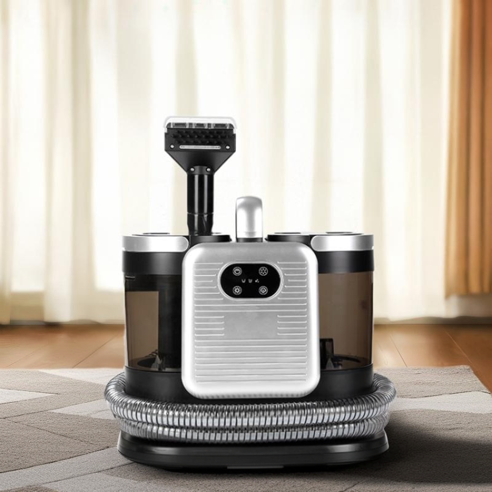 4 in 1 Multi-function Upholstery Cleaner with Steam Sterilization for Fabric and Carpet Lightweight Design