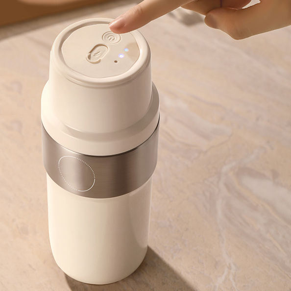 Rechargeable Portable Stainless Steel Blender 80W 1300mAh Battery Ice Crushing English