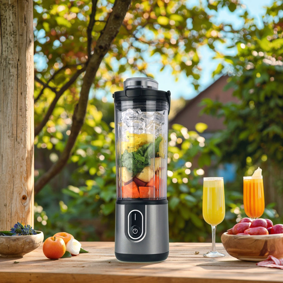 Portable Multifunctional Electric Juicer for Household Use Crushed Ice Juice Squeeze Cup Outdoor-friendly