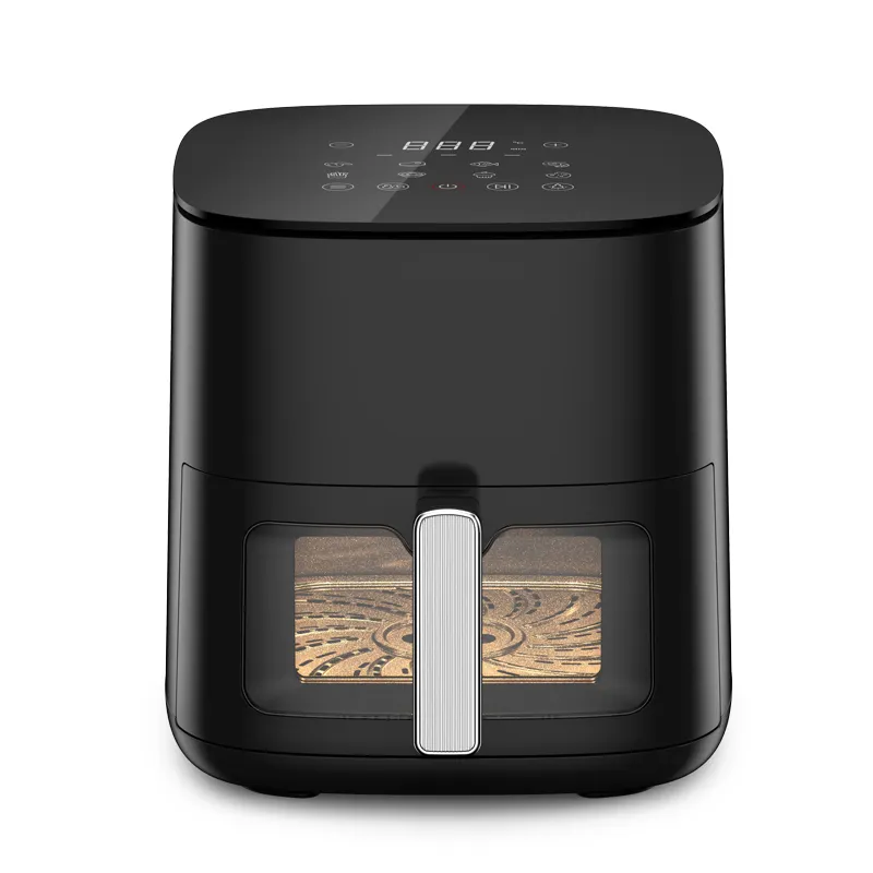 Smart Digital 7L Air Fryer 8 Preset Menus Metal Inner Cavity Visual Window Oil-Free Feature Electric Sin Aceite Freidora Air