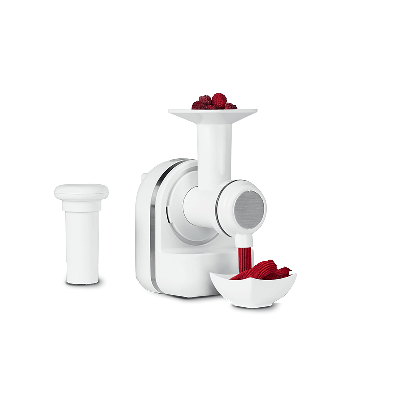 Peichen New White Sliver Fruit Ice Cream Machine Maker for Household