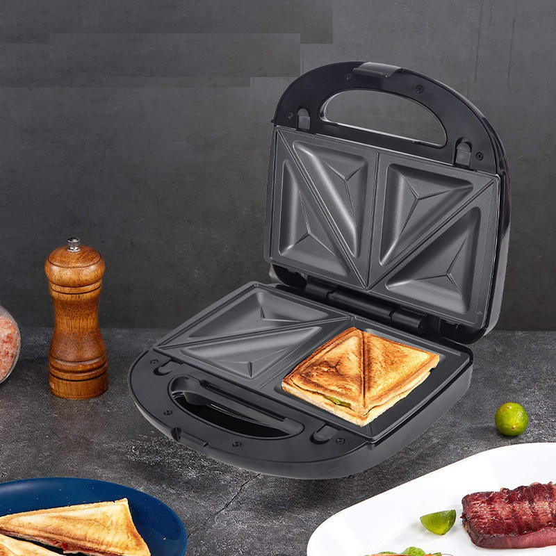 Cross-Border Six-In-One Breakfast Machine Electric Griddle Nut Waffle Maker Home Baking Toast Heating Toaster for Household Use