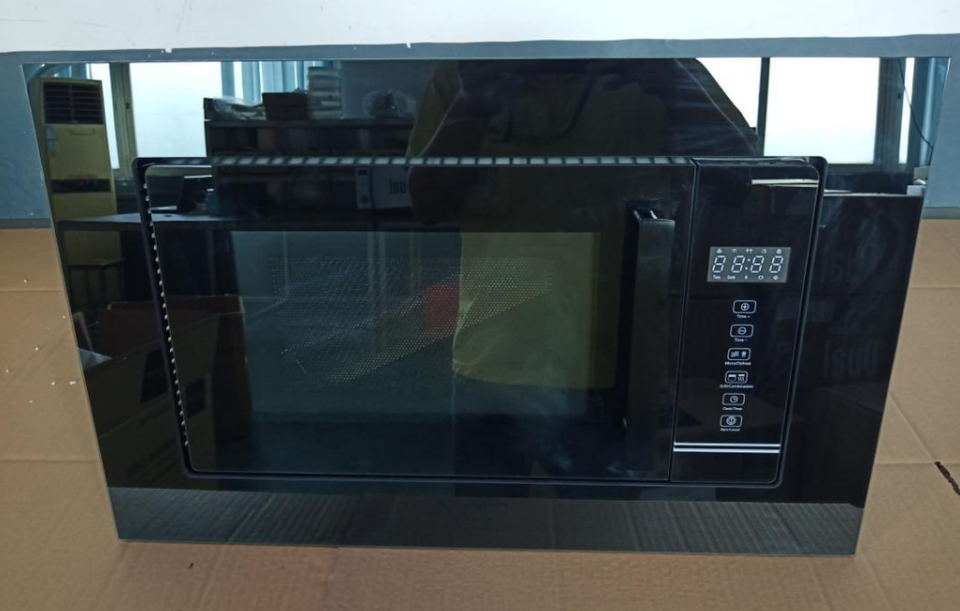 LED Display 245mm Glass Turntable Built-in Microwave Oven