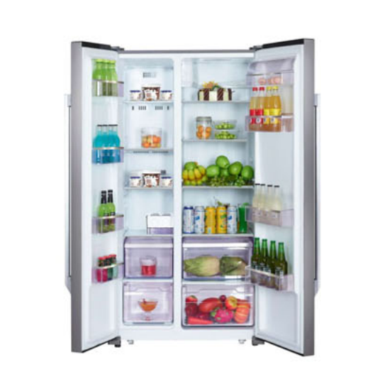 High Quality Fridge Freezer No Frost Design with Finned Evaporator