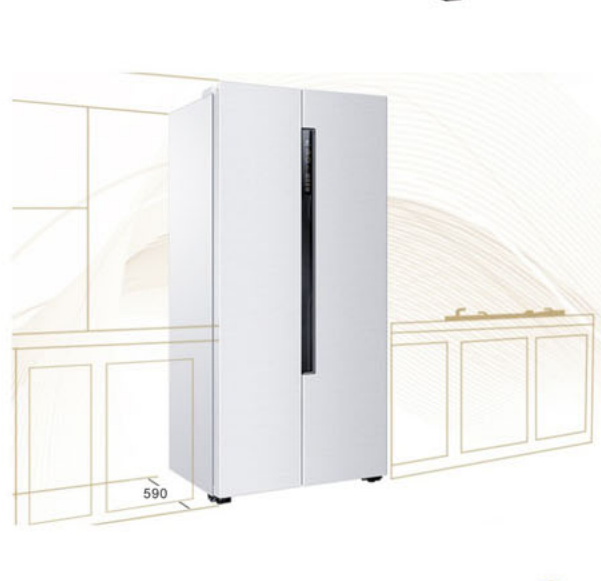 High Quality Fridge Freezer No Frost Design with Finned Evaporator