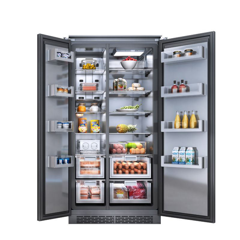 Low Price COMPRESSOR Double Door Fridge Side-by-side Refrigerators Hous