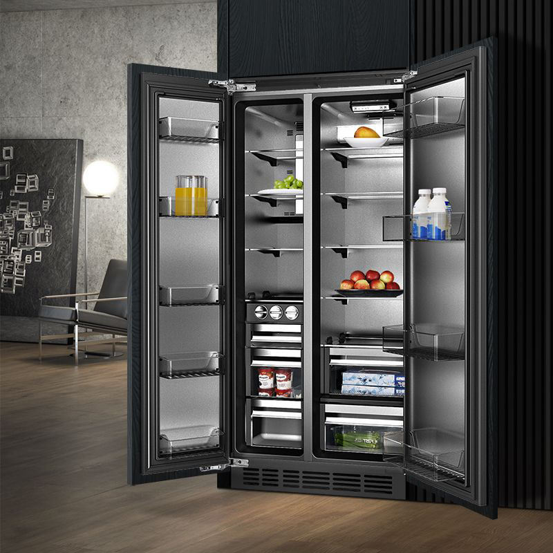 Low Price COMPRESSOR Double Door Fridge Side-by-side Refrigerators Hous