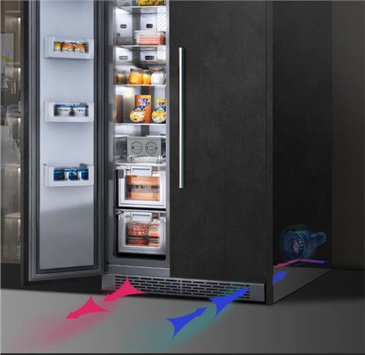 Low Price COMPRESSOR Double Door Fridge Side-by-side Refrigerators Hous