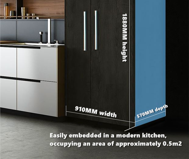 Low Price COMPRESSOR Double Door Fridge Side-by-side Refrigerators Hous