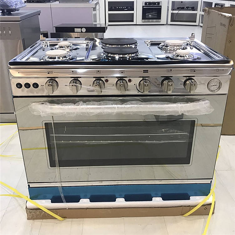 High Quality Kitchen Appliances 100L Stainless Steel Free Standing Oven