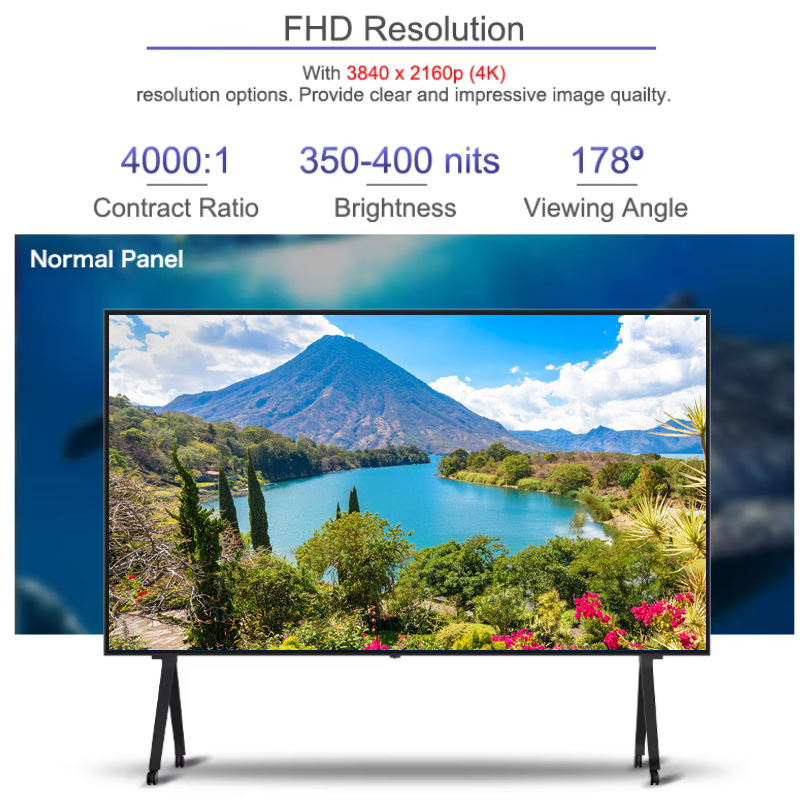 TV 32 65 INCH 4K UHD Frameless Design LCD LED TV with Digital System Smart TV Android 11.0