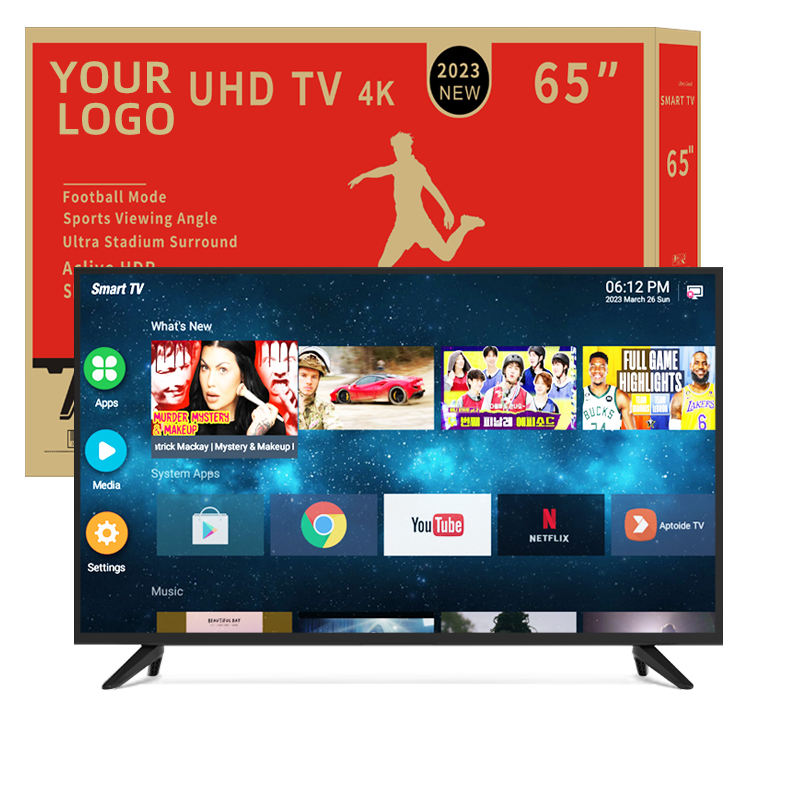 Television 4k Smart Tv 32 43 50 55 65 Inch Frameless Android Led Tv Televisions
