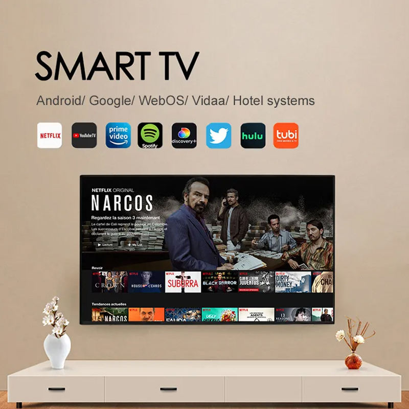 Television 4k Smart Tv 32 43 50 55 65 Inch Frameless Android Led Tv Televisions