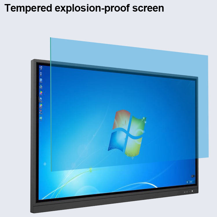 65 Inch Meeting Teaching Digital Electronic Interactive Whiteboard OPS 4K Touch Screen Smart Board for School