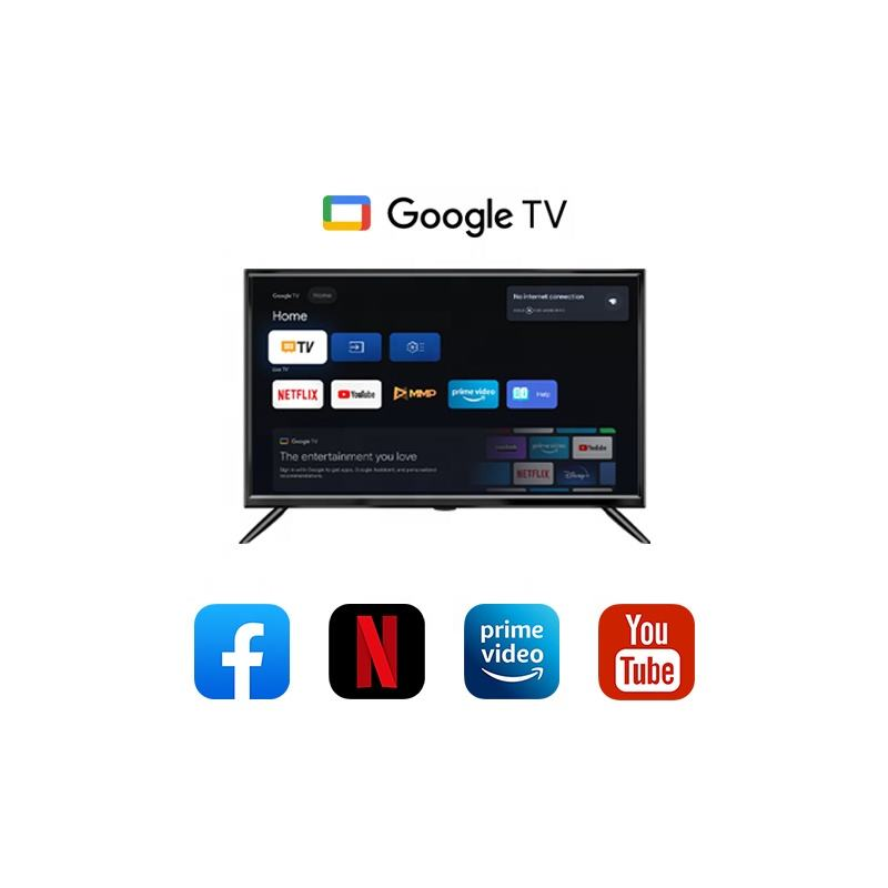 OEM 2K 4K LED QLED Smart TV for Hotels Android Vidaa WebOS Google TV with Android 32 40 43 50 55 65 75 85 HDTV Definitions