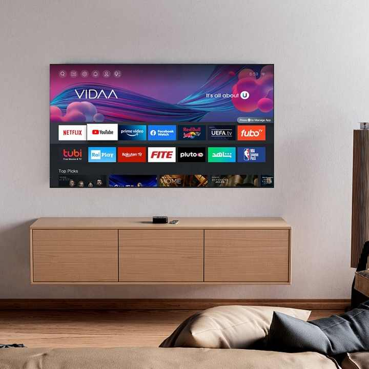 OEM 2K 4K LED QLED Smart TV for Hotels Android Vidaa WebOS Google TV with Android 32 40 43 50 55 65 75 85 HDTV Definitions