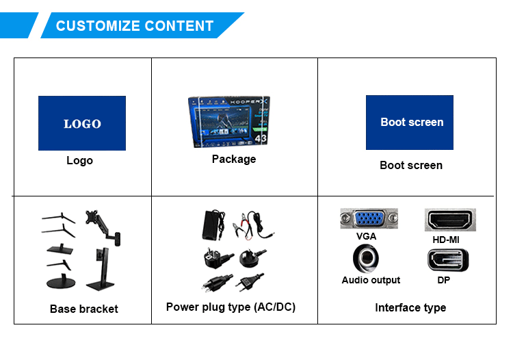 Mini LED 15/17/19/20/22/24 Inch LCD Monitor for PC 75Hz Refresh Rate for Desktop Use
