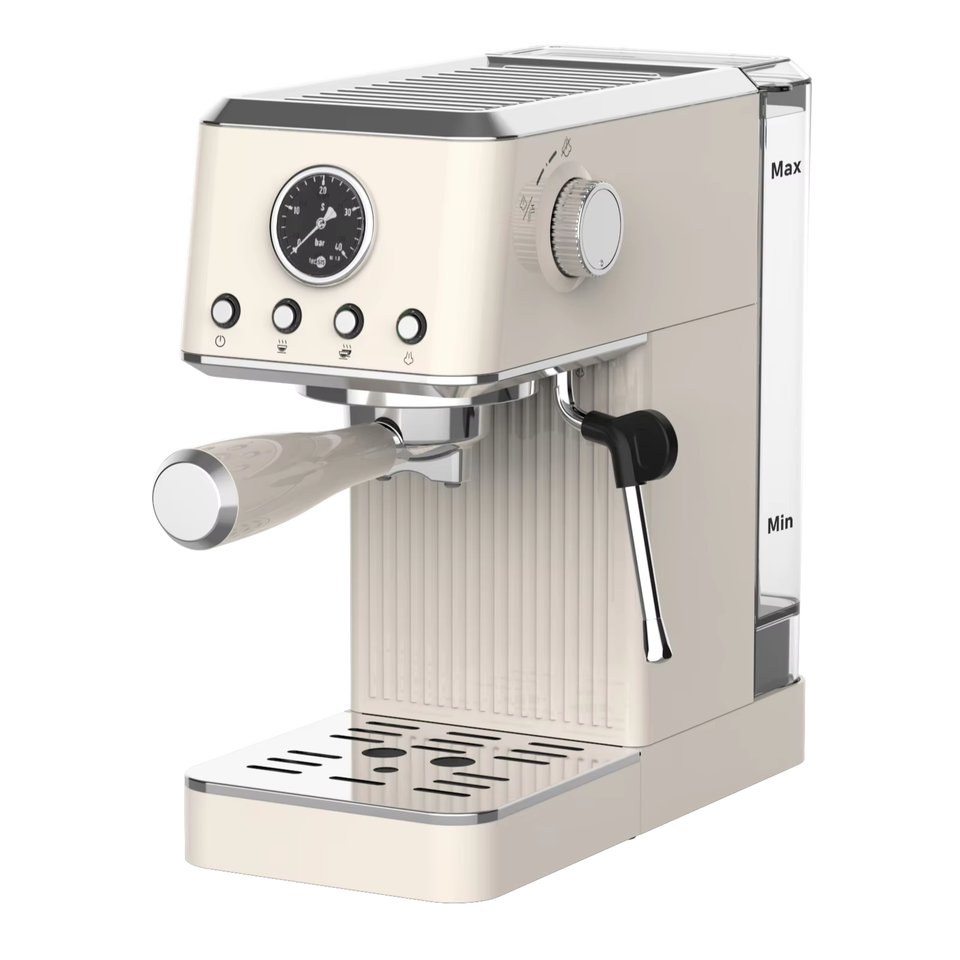 20 Bar Espresso Coffee Maker Easy-to-Operate Semi-Automatic Electric Expresso Machine with Stainless Steel Housing for Home Use
