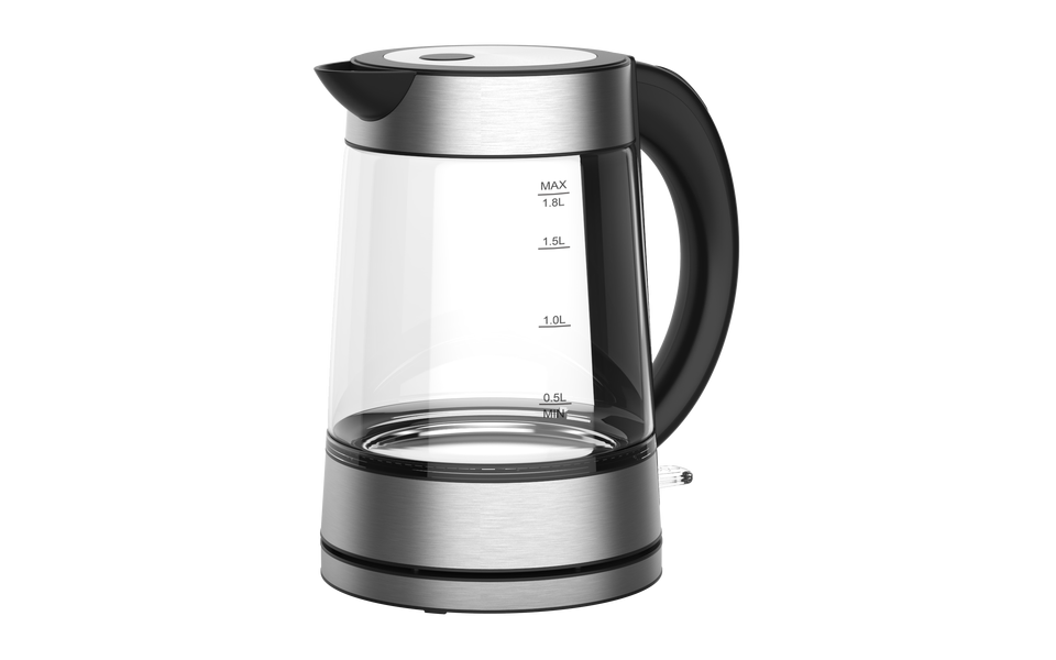 High Quality New Design Glass Electric Kettle Household Appliance with Tea Application