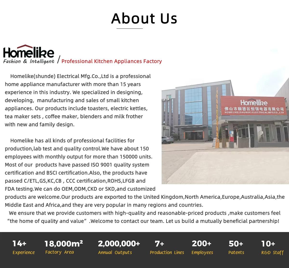Homelike(shunde) Electrical Mfg., Ltd.