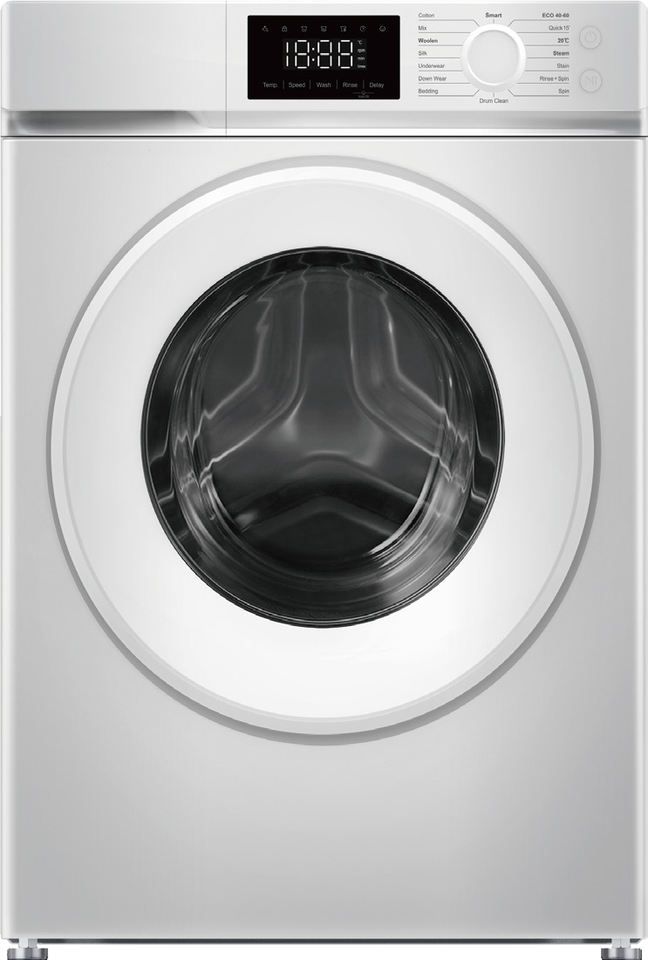 6-12Kg up Drain Touch Button Front -loading Washing Machine with CE CB for Household and Apartment