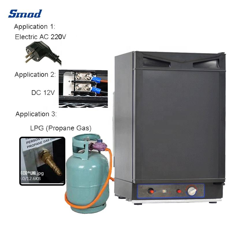 Domestic Small Portable Absorption 220V 12V lpg Gas Mini Propane Freezer