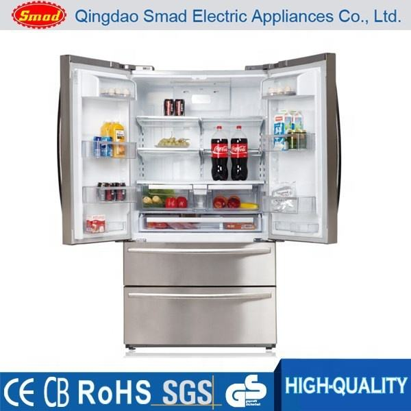 HC767WE No Frost French Door Refrigerator with Ice Maker Dual Cycle