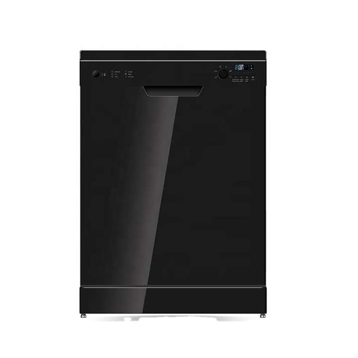 Smeta 12 Place Stainless Steel Black Portable Dish Washer