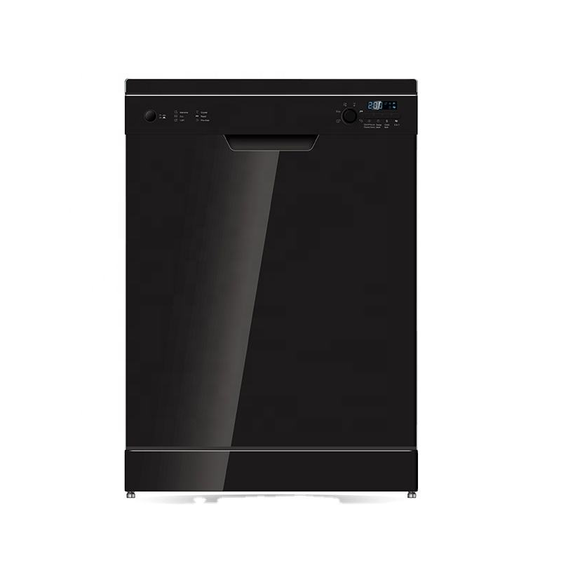 Smeta 12 Place Stainless Steel Black Portable Dish Washer