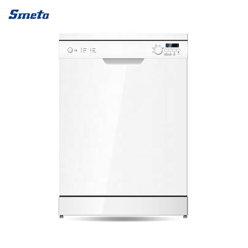 Smeta 12 Place Stainless Steel Black Portable Dish Washer