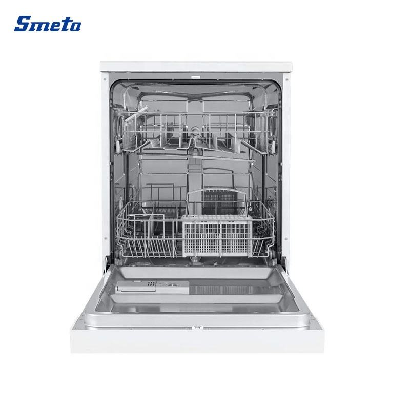Smeta 12 Place Stainless Steel Black Portable Dish Washer