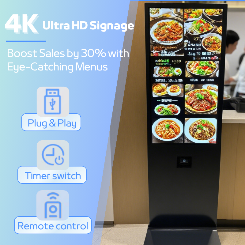 Hot Selling Android System Horizontal Display Interactive Information Touch Screen Monitor Kiosk Floor Stand Shopping Mall
